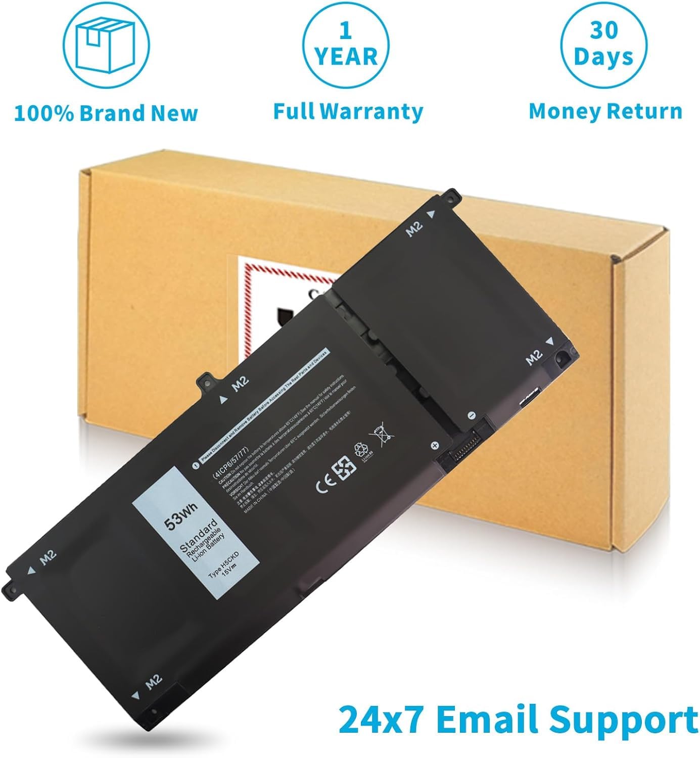 Amazon.com: H5CKD Laptop Battery for Dell inspiron 7300 7306 7405 Amazon.com: H5CKD Laptop Battery for Dell inspiron 7300 7306 7405